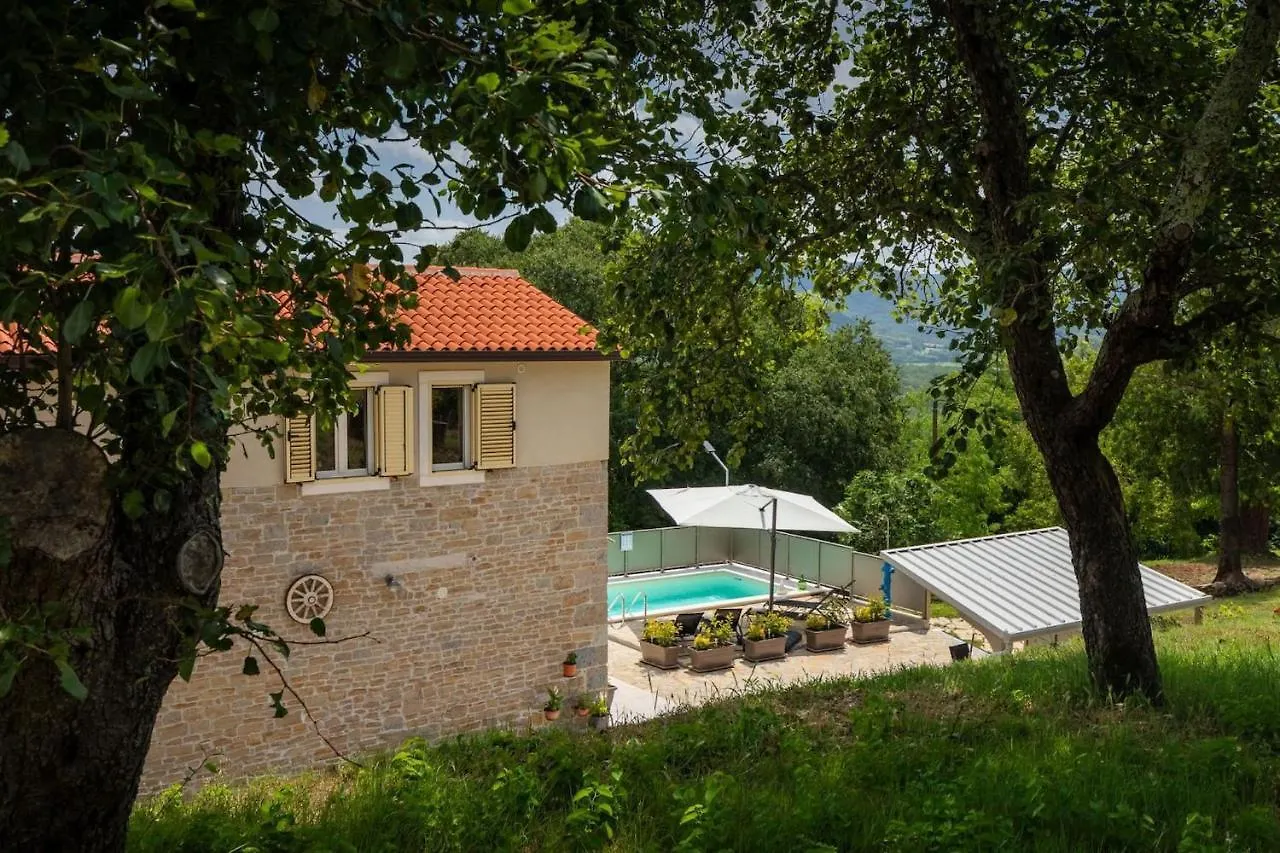 Rustic Villa Casa Mavretici With Pool In Motovun Livade
